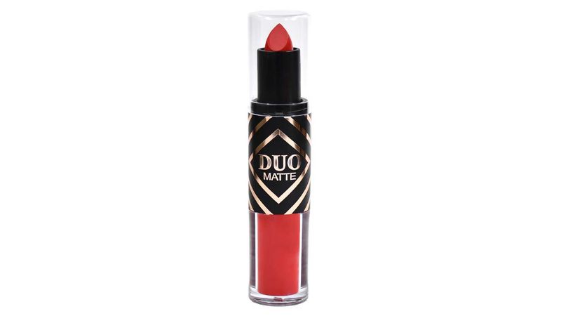 batom-ruby-rose-duo-matte-cor-vermelho-intenso-200-hb-8607m