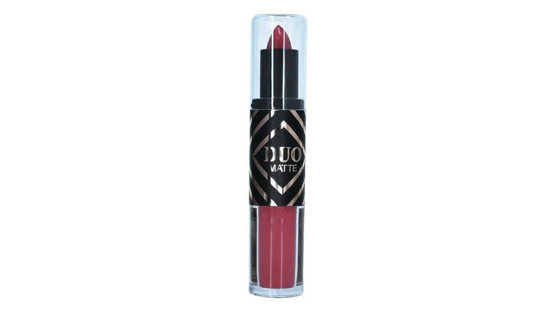 batom-ruby-rose-duo-matte-cor-nude-terracota-189-hb-8607m