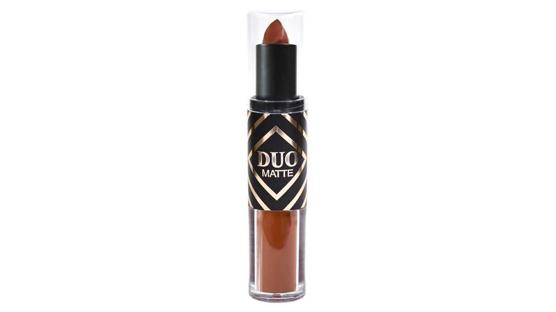batom-ruby-rose-duo-matte-cor-caramelo-024-hb-8607m