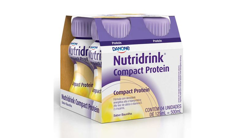 Kit-Nutridrink-Compact-Protein-Sabor-Baunilha-4-Unidades-de-125ml