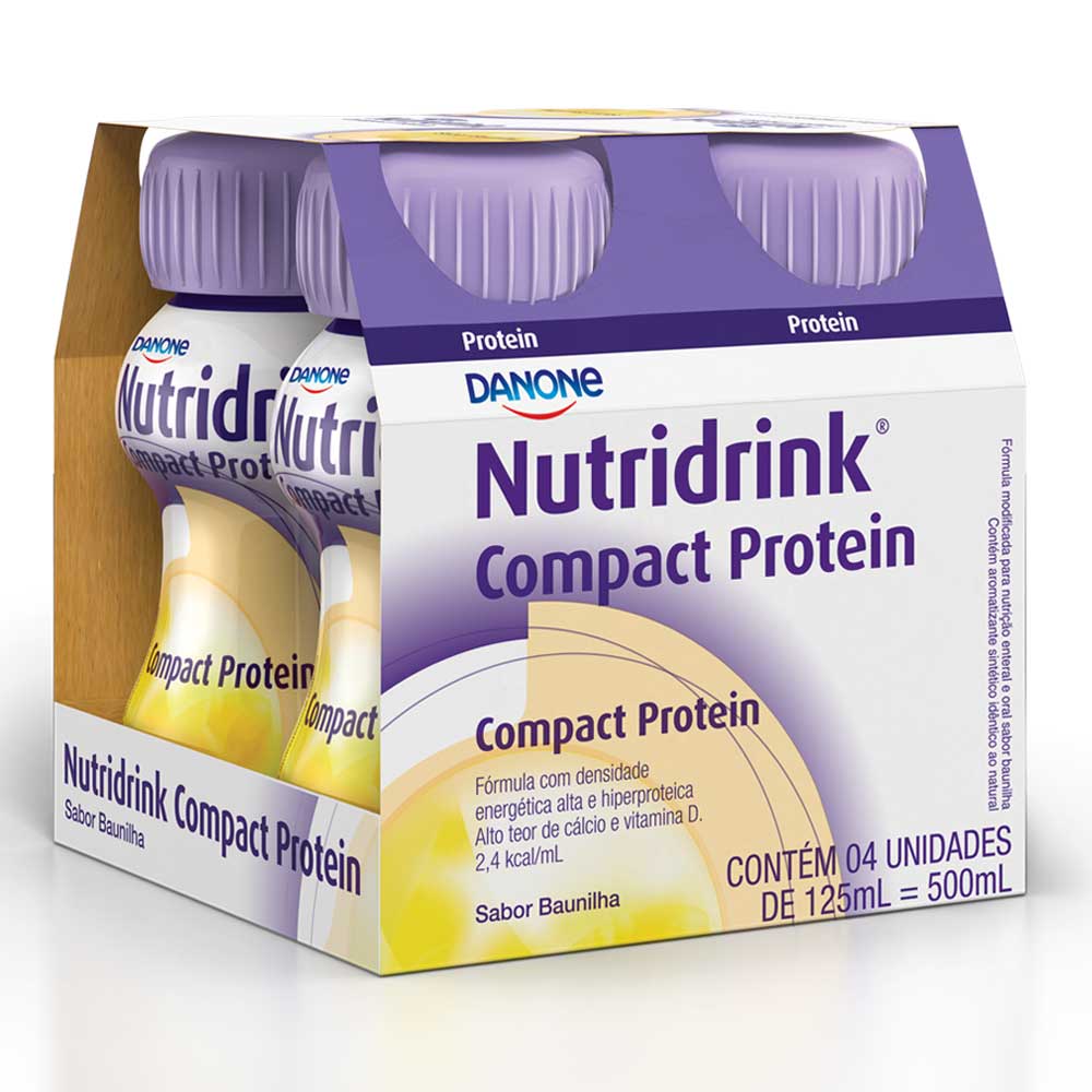 Nutridrink Compact Protein Sabor Baunilha 4 Unidades de 125ml