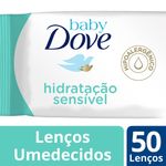 lenco-umedecido-dove-baby-hidratacao-sensivel-50-unidades