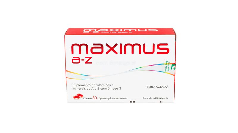 Maximus-A-Z-com-Omega-3-30-capsulas-gelatinosas-moles