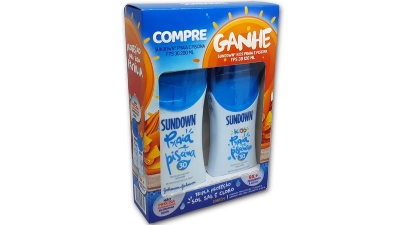 kit-protetor-solar-sundown-praia-e-piscina-fps-30-200ml-gratis-protetor-solar-praia-e-piscina-kids-fps-30-120ml