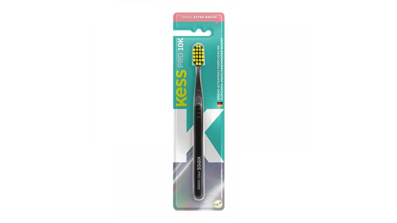 Escova-Dental-Kess-Pro-10K-Extra-Macia-1-Unidade-Cores-Sortidas