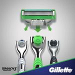 Laminas-Para-Aparelho-De-Barbear-Gillette-Mach3-Sensitive