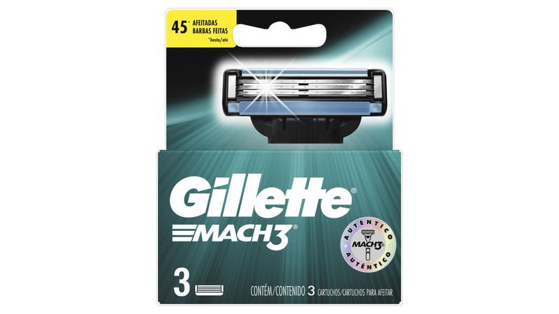 Carga-para-Aparelho-de-Barbear-Gillette-Mach3