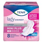 absorvente-geriatrico-tena-lady-discreet-mini-plus-com-abas-8-unidades