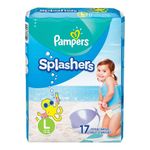 Fralda Pampers Splashers para Praia e Piscina G 17 Unidades