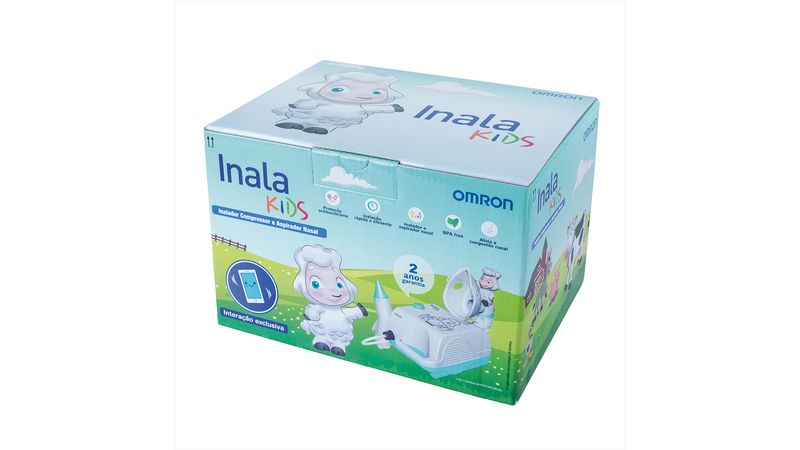 Inalador Compressor Omron InalaKids NE-C703 Bivolt