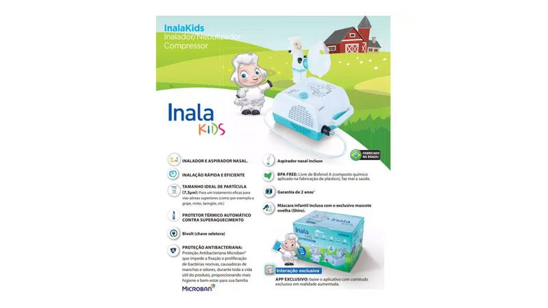 Inalador-Compressor-Omron-InalaKids-NE-C703-Bivolt