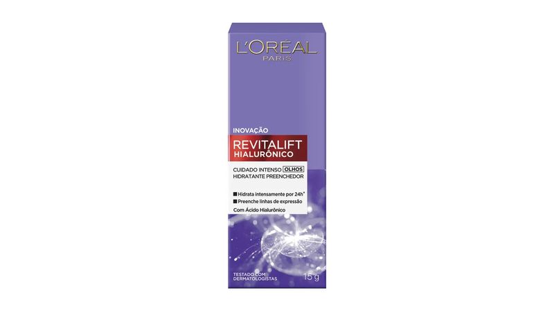 Revitalift-Hialuronico-L-oreal-Hidratante-Preenchedor-para-Olhos-15g