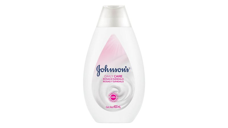 Locao-Hidratante-Corporal-Johnson-s-Daily-Care-Rosas-e-Sandalo-400ml
