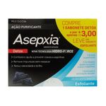 Kit-Sabonete-Asepxia-Detox-Acao-Purificante-80g---R--300-Leve-Sabonete-Esfoliante-80g