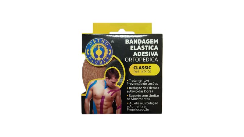 Fita-de-Kinesio-Bandagem-Elastica-Adesiva-Ortho-Pauher-Classic-Cor-Bege