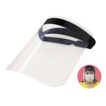 Máscara Protetor Facial com Visor Transparente em Polipropileno Face Shield 1 Unidade