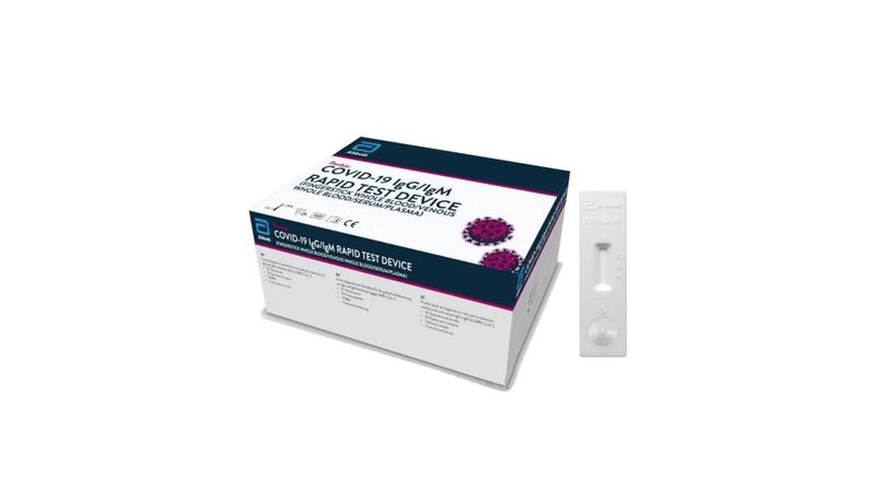 Teste Rápido Abbott Panbio Covid-19 IgG/IgM Rapid Test Device 25 Unidades