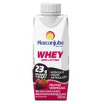 Bebida Láctea Piracanjuba Whey Zero Lactose Sabor Frutas Vermelhas 250ml