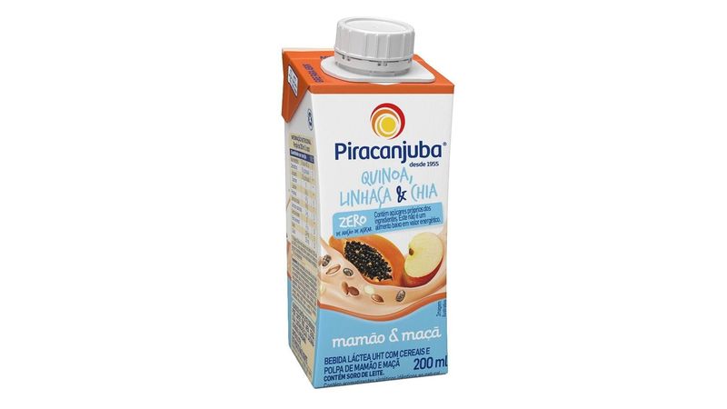 Bebida-Lactea-Piracanjuba-Zero-Acucar-Quinoa-Linhaca-e-Chia-Sabor-Mamao-e-Maca-200ml