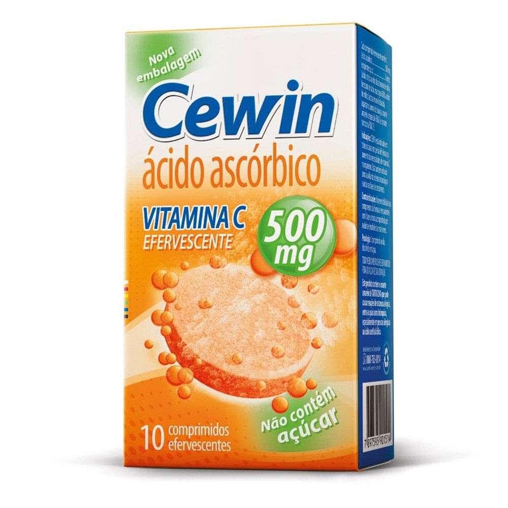 Cewin 500mg 10 comprimidos efervescentes