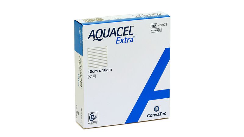 Curativo Aquacel Extra Convatec 10cm X 10cm 1 Unidade