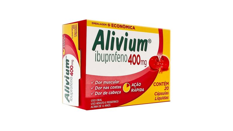 Alivium 400mg cápsulas líquidas 20 Unidades