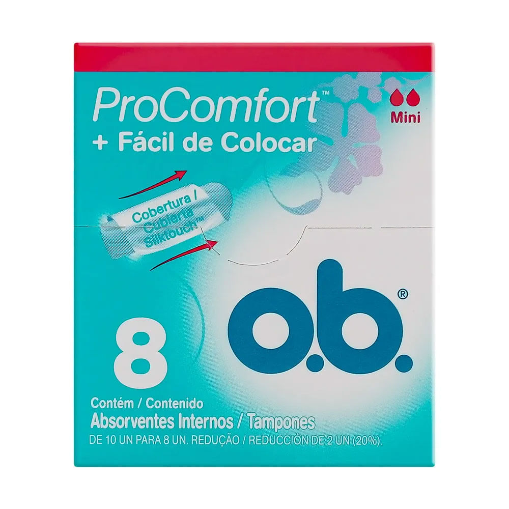 Absorvente Interno OB ProComfort Mini - Conforto e Proteção