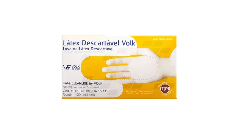 Luva-Latex-Descartavel-Volk-Do-Brasil-Natural-com-Amido-P-100-Unidades
