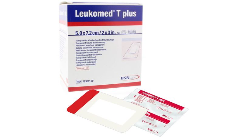 Curativo Filme Transparente BSN Medical Leukomed T Plus 5cm X 7,2cm 1 Unidade