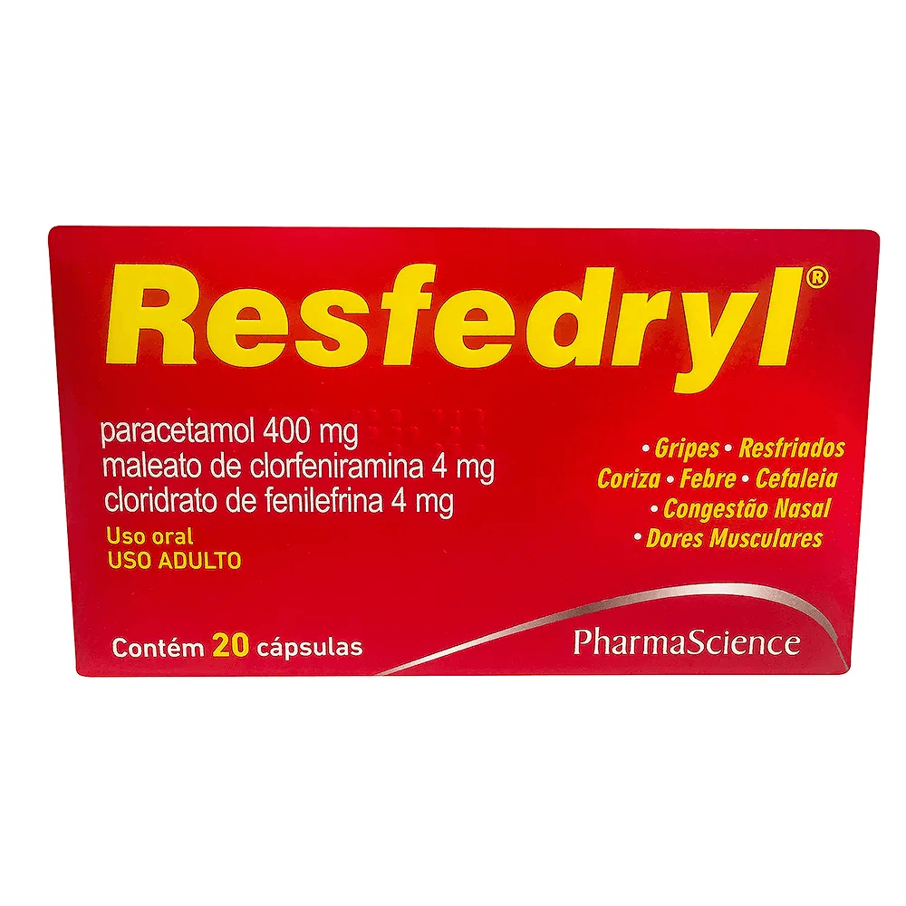 Resfedryl 20 capsulas