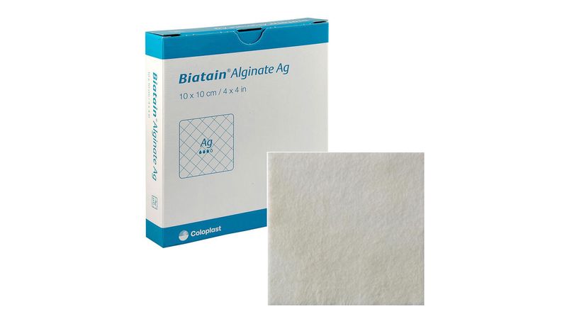 Curativo-de-Alginato-Coloplast-Biatain-Alginate-Ag-10cm-X-10cm-1-Unidade