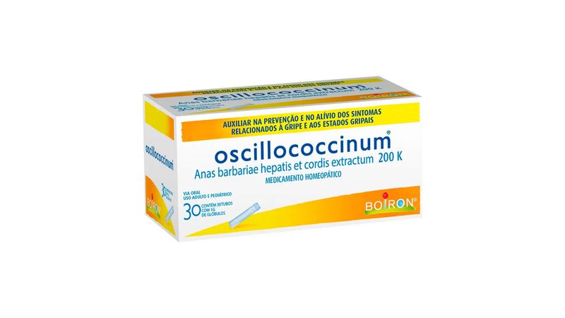 Oscillococcinum-200K-Globulos-com-30-Tubos-de-1g-cada
