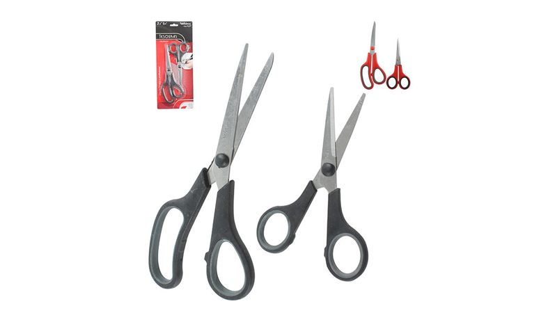 Kit-Tesoura-Multiuso-de-Inox-Wellmix-Tamanho-75---e-55---2-Unidades-Cores-Sortidas
