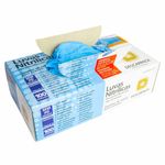 Luva-Nitrilica-Descartavel-Descarpack-Azul-Sem-Po-Tamanho-M-100-Unidades