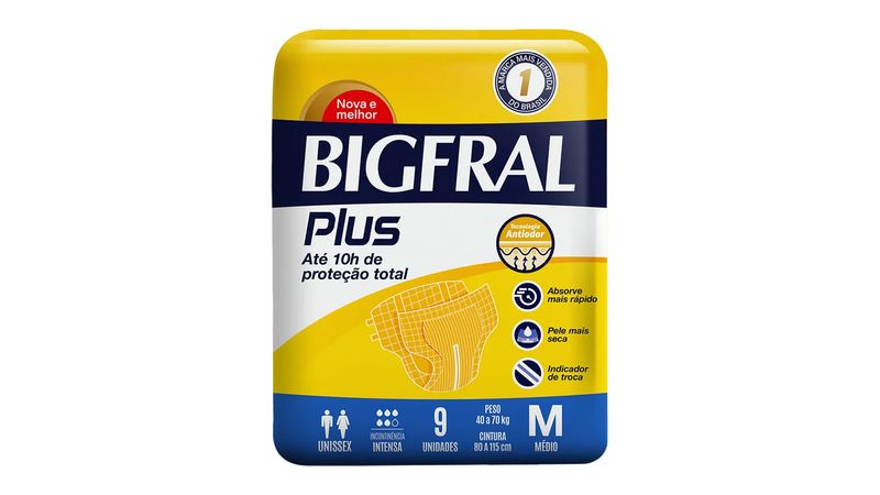 Fralda-Geriatrica-Bigfral-Plus-M-9-unidades