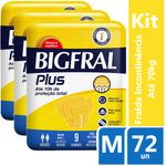 Kit-Fralda-Geriatrica-Bigfral-Plus-M-72-unidades-