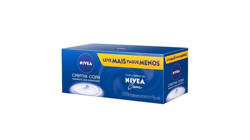 Kit-Sabonete-Nivea-Creme-Care-Leve-Mais-Pague-Menos-6-Unidades-de-90g