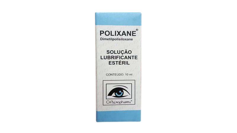 Polixane Dimetilpolisiloxane Colírio 10ml