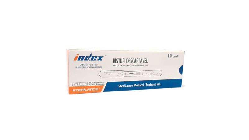 bisturi-descartavel-index-sterilance-aco-inox-n-11-com-cabo-10-unidades