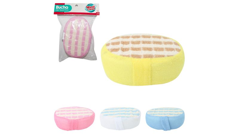 esponja-de-banho-oval-well-clean-1-unidade-cores-sortidas
