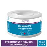 ESPARADRAPO-MICROPOROSO-BRANCO-25CM-X-10M-UNIQCARE