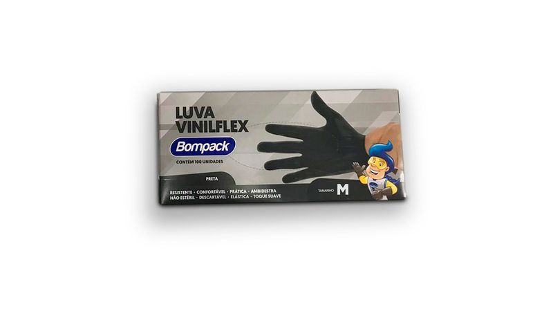 luva-vinilflex-bompack-preta-tamanho-m-100-unidades