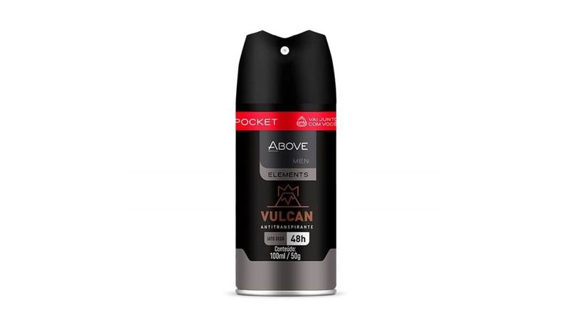 desodorante-aerosol-above-pocket-men-elements-vulcan-100ml