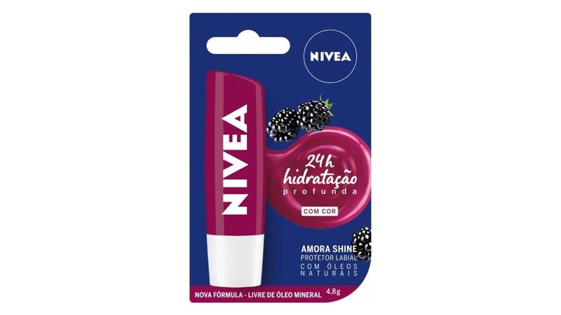 Protetor-Labial-Nivea-Amora-Shine-48g