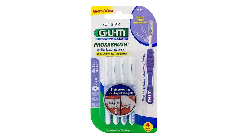 escova-interdental-gum-proxabrush-0-6mm-ultra-fino-4-unidades