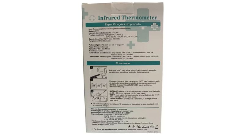 termometro-digital-de-testa-infrared-infravermelho-sem-contato-nx-2000