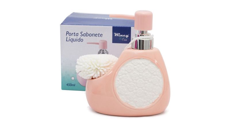 porta-sabonete-liquido-wincy-retro-flores-450ml-cores-sortidas