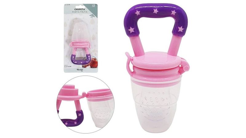 chupeta-porta-fruta-western-baby-de-silicone-rosa