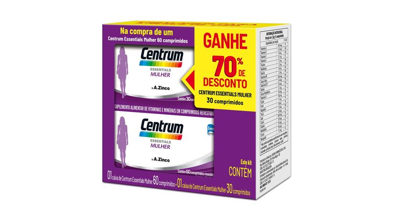 kit-centrum-essentials-mulher-60-comprimidos-30-comprimidos