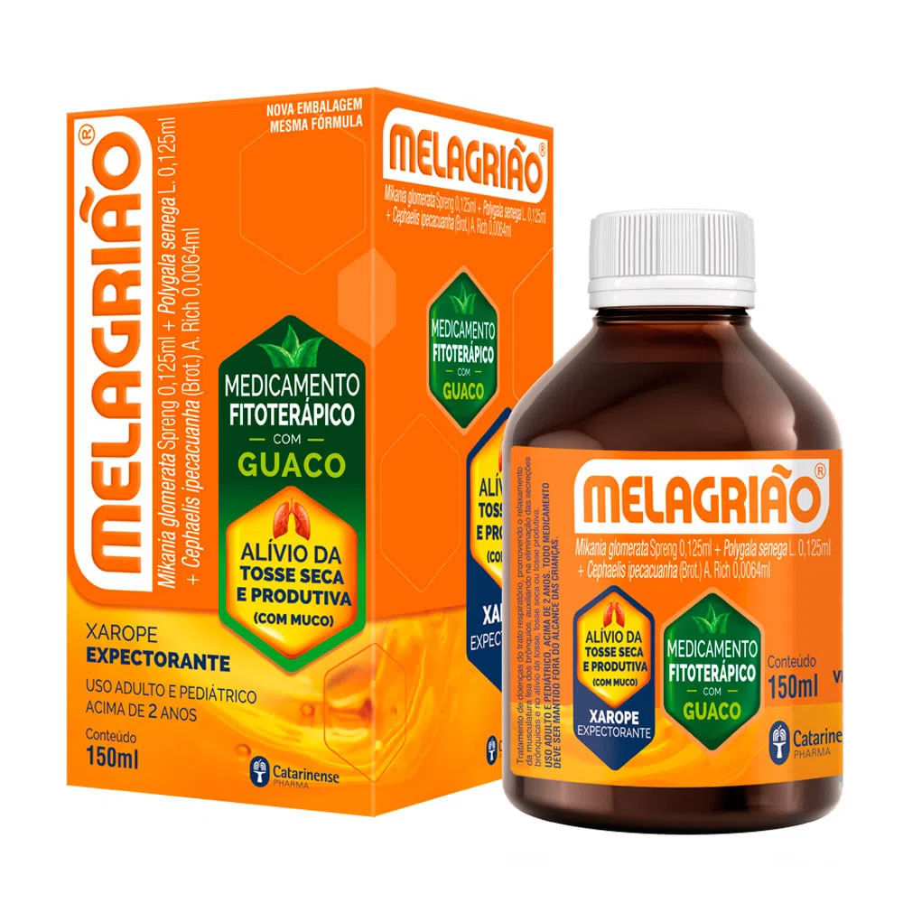 Melagriao com GuacoXarope Expectorante 150ml